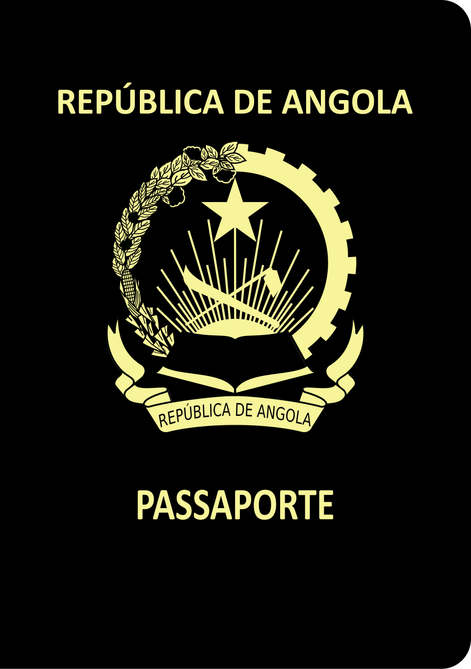 Angolan passport cover