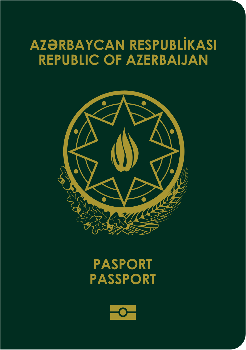 Azerbaijani passport cover