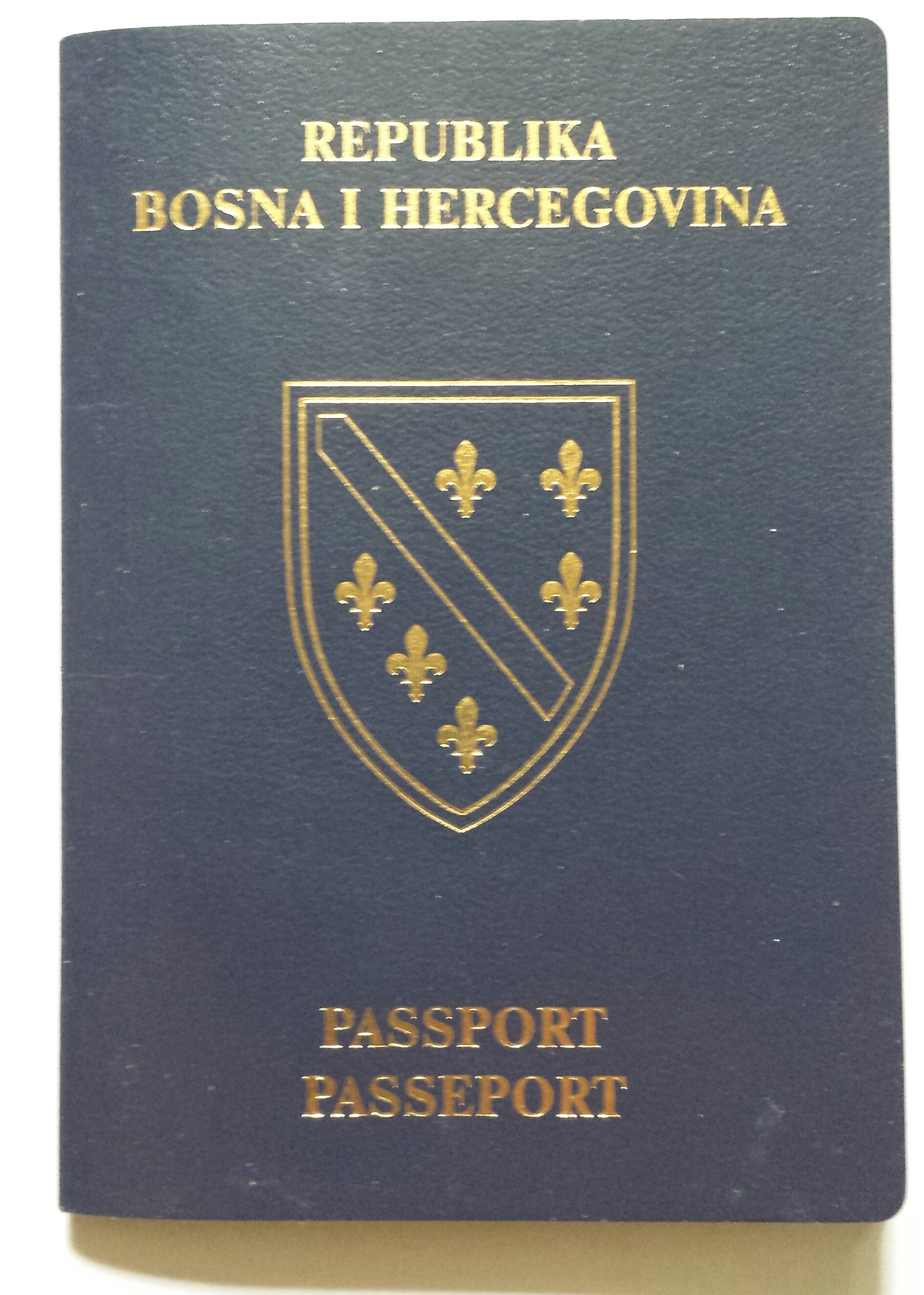 Bosnian and Herzegovinian passport cover