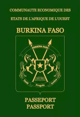 Burkinabè passport cover