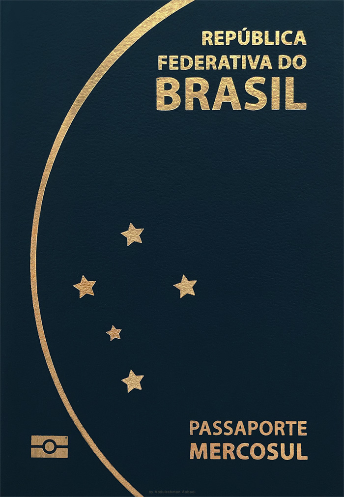 Brazilian passport cover