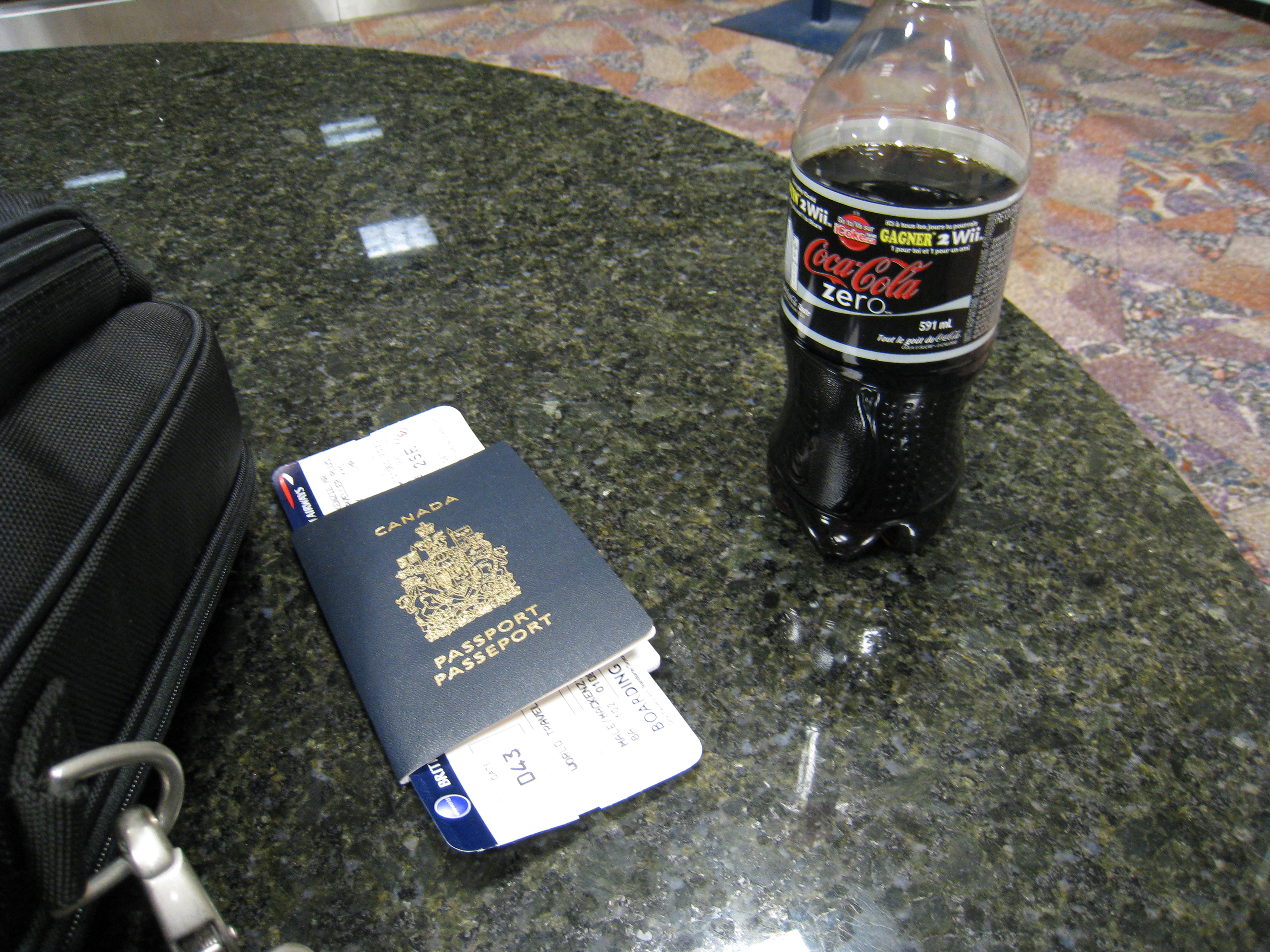 Canadian passport cover