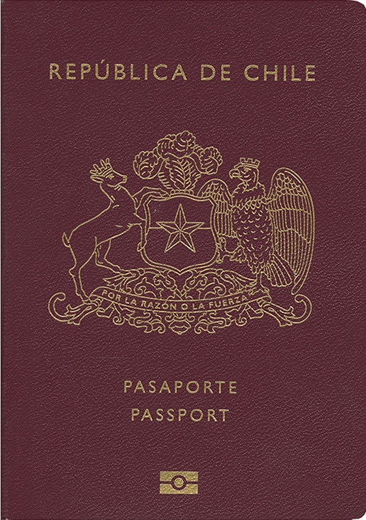 Chilean passport cover