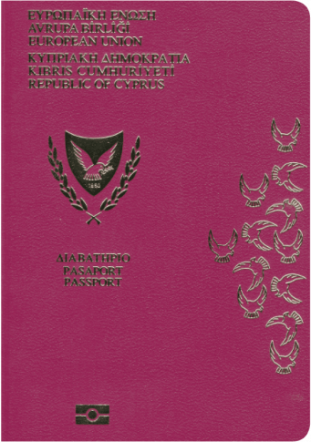 Cypriot passport cover