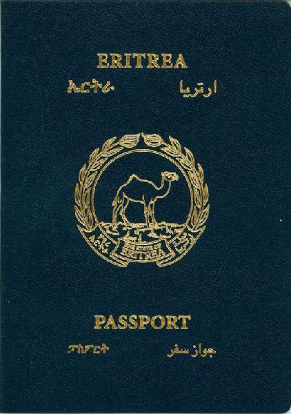 Eritrean passport cover