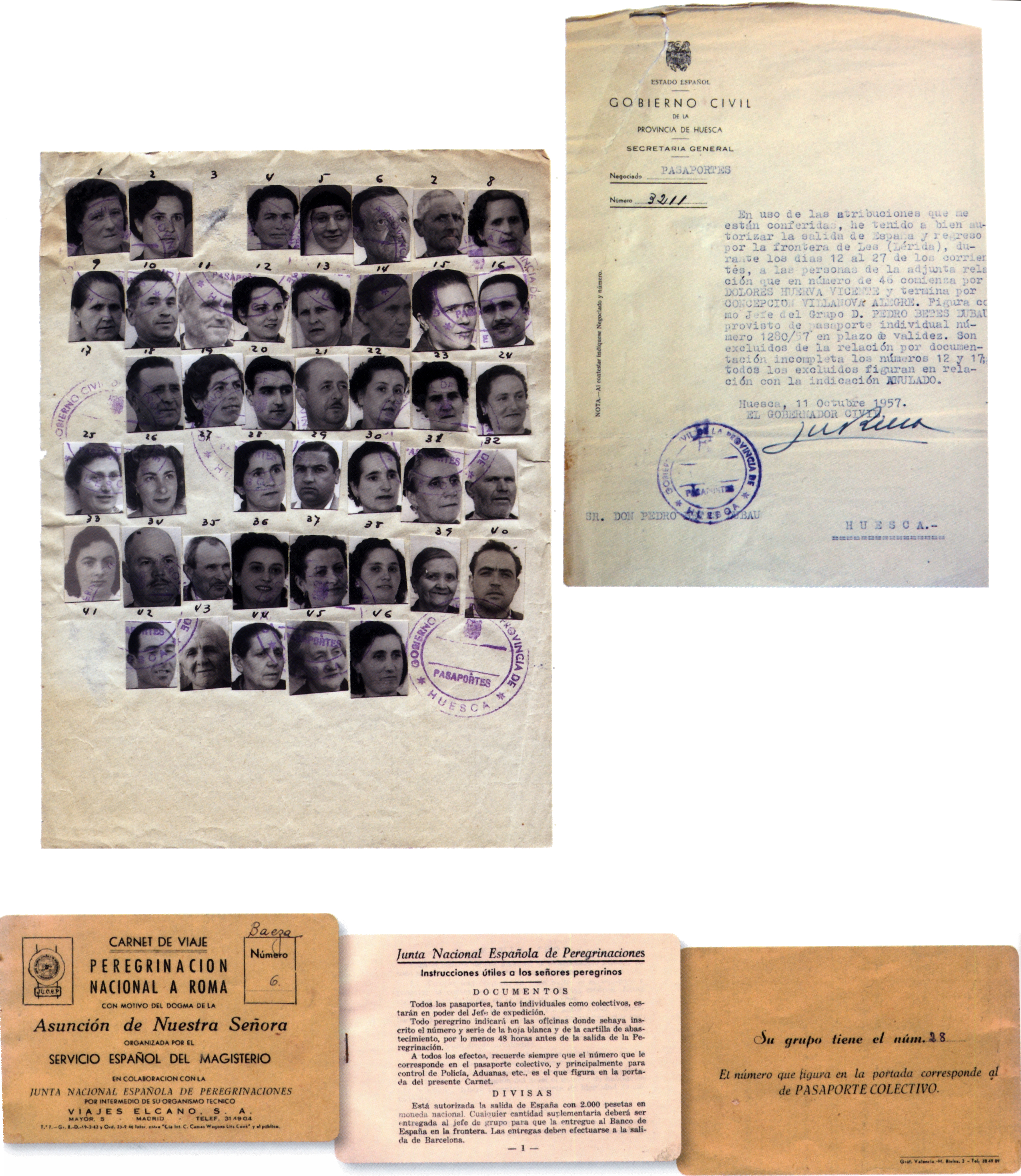 Spanish passport cover