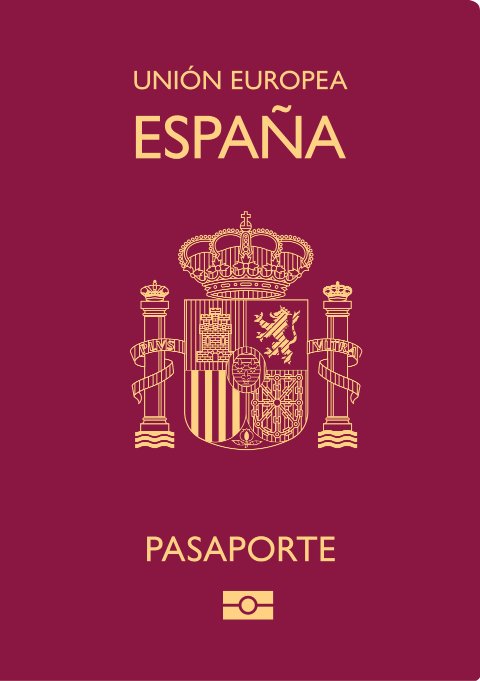 Spanish passport cover