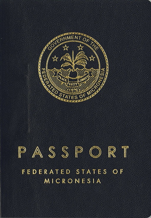 Micronesian passport cover