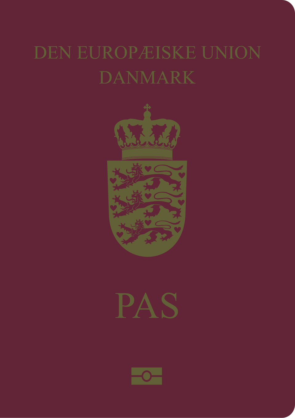 Danish (Faroe Islands) passport cover
