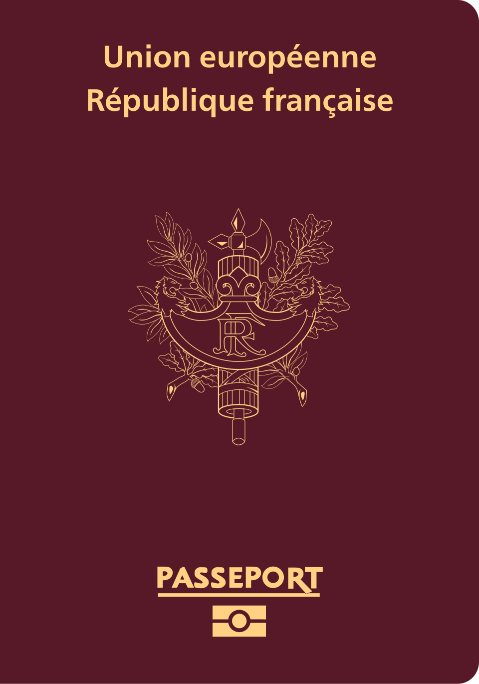 French passport cover