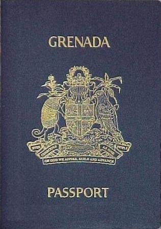 Grenadian passport cover