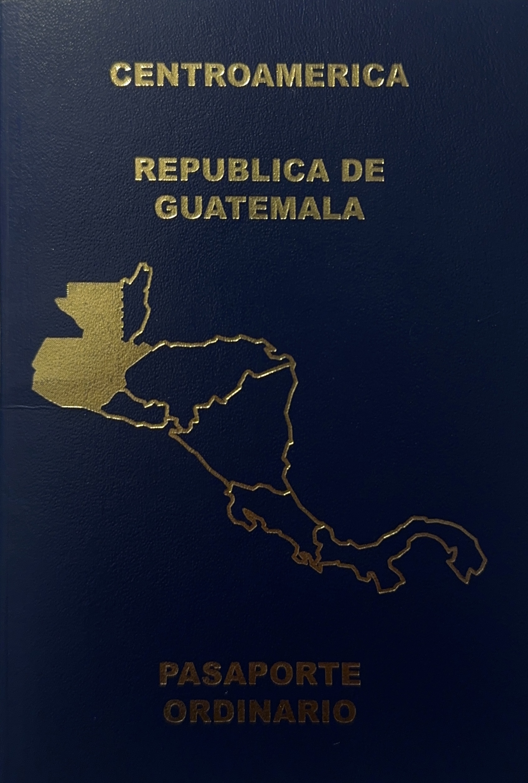 Guatemalan passport cover
