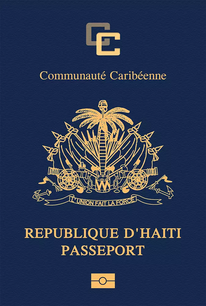 Haitian passport cover