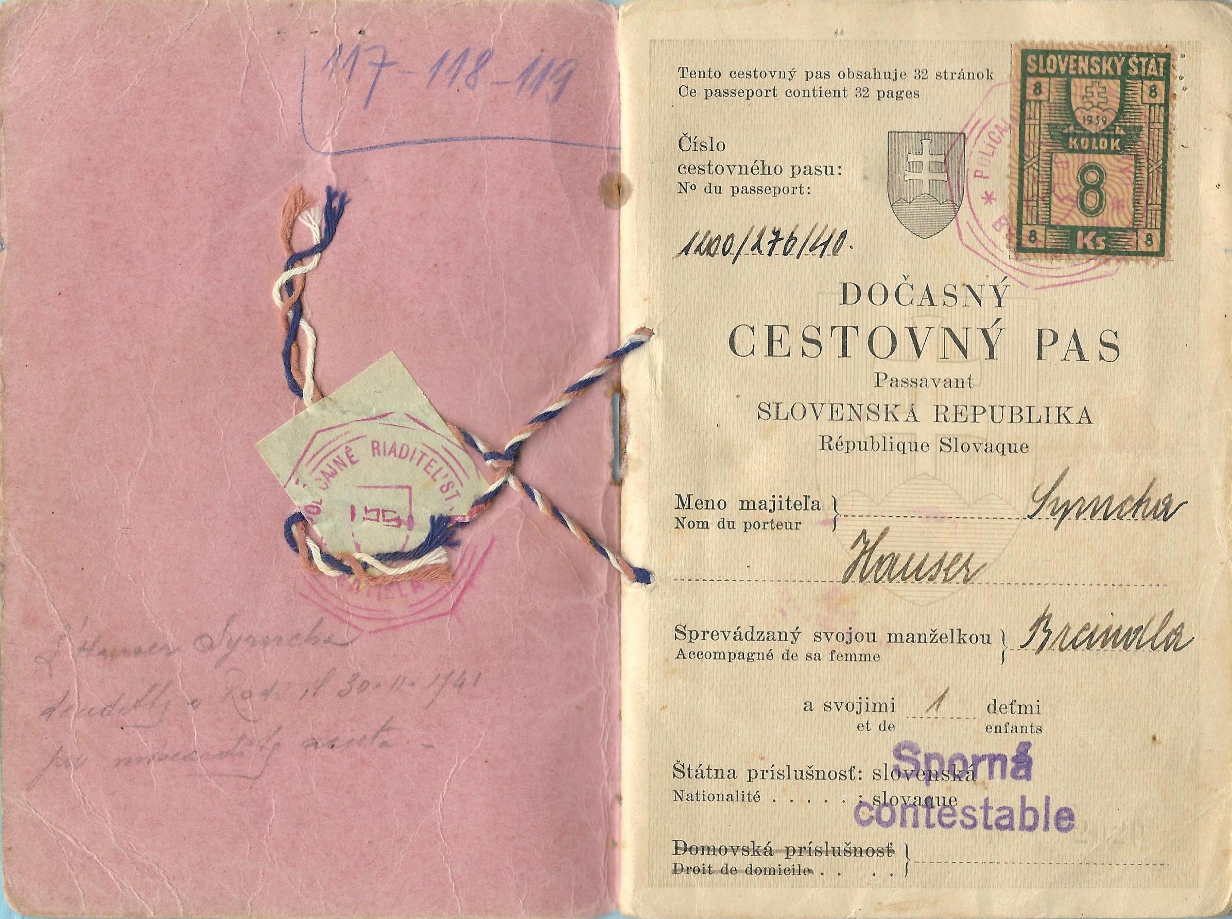 Italian passport cover