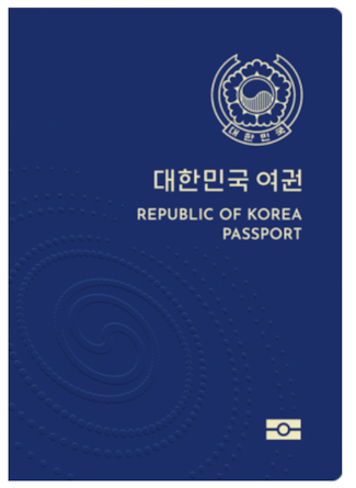 South Korean passport cover