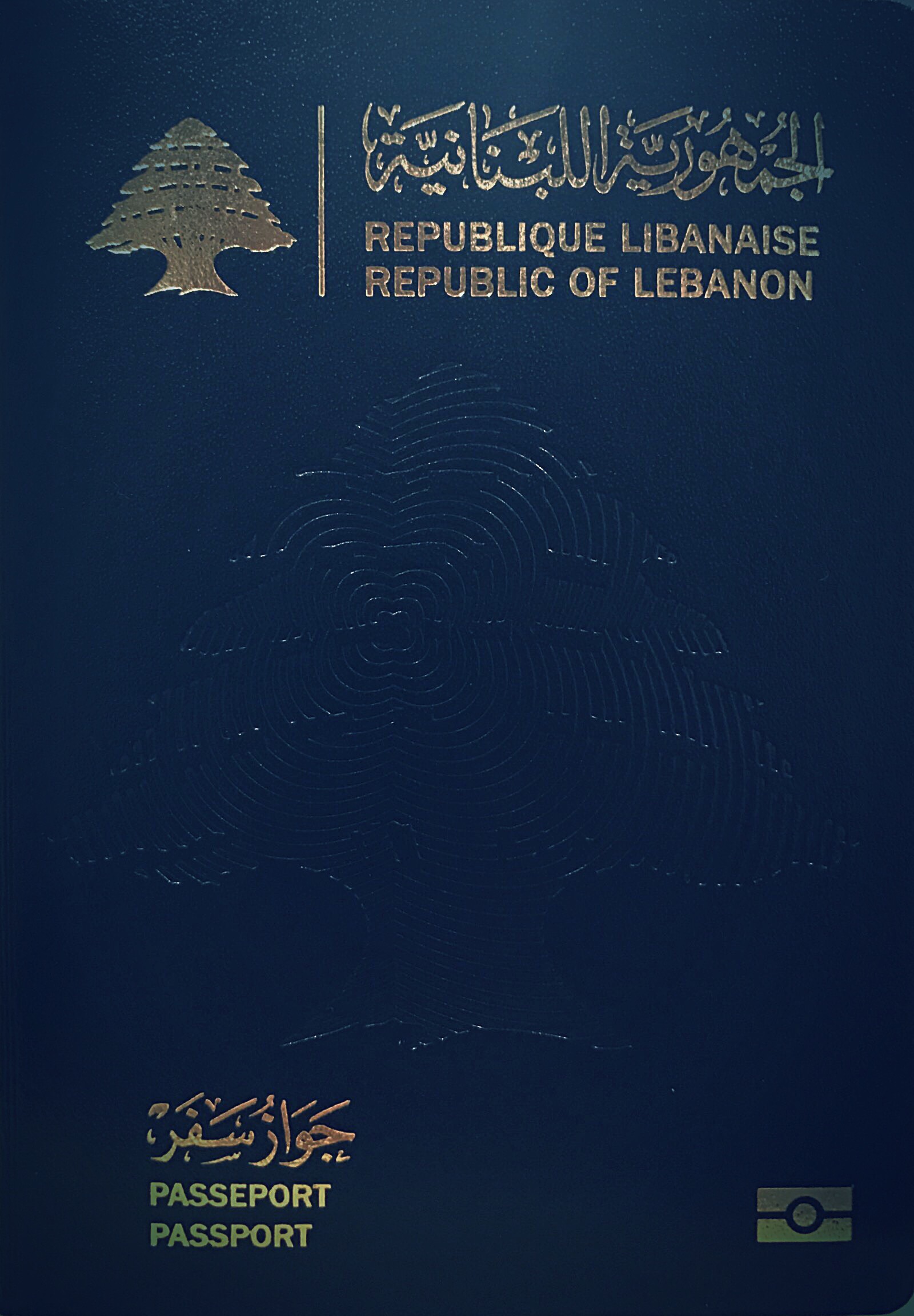 Lebanese passport cover