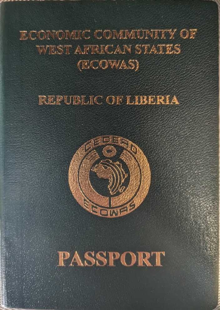 Liberian passport cover