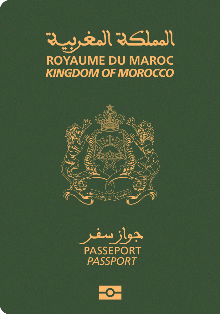 Moroccan passport cover
