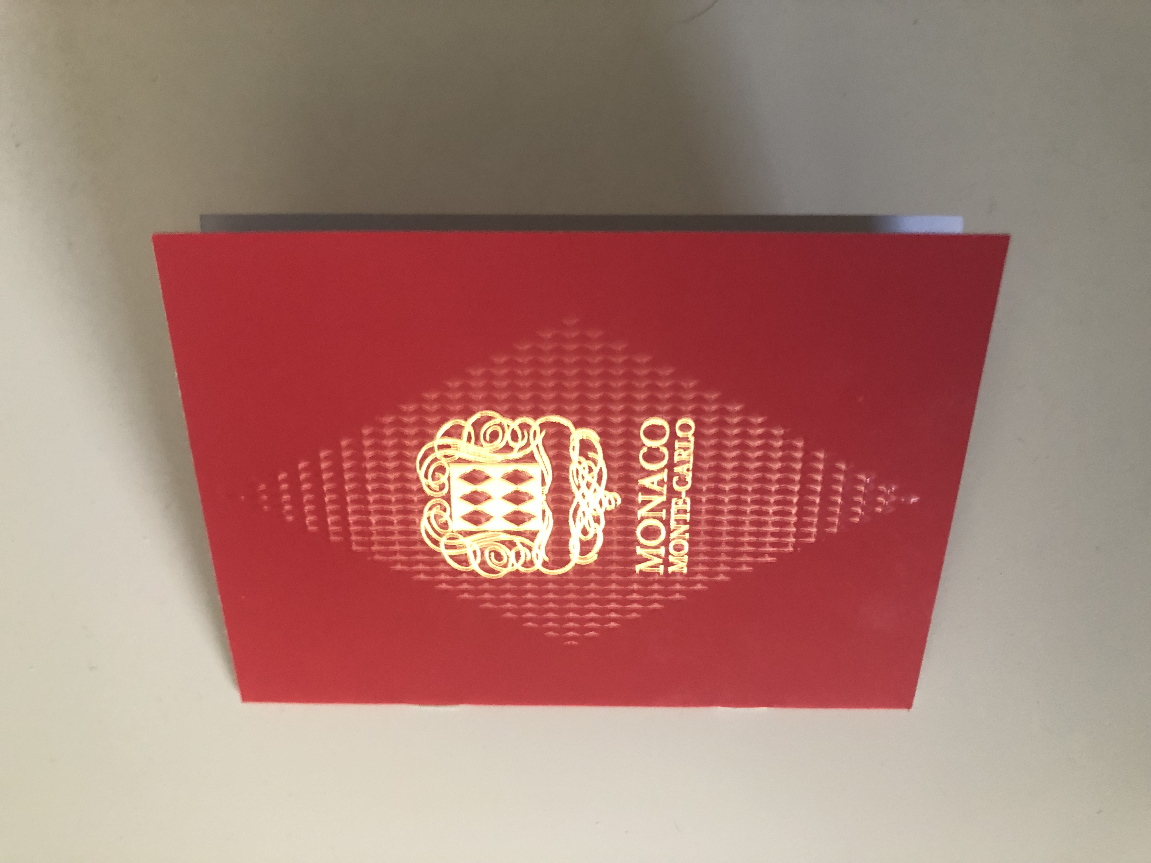 Monégasque passport cover
