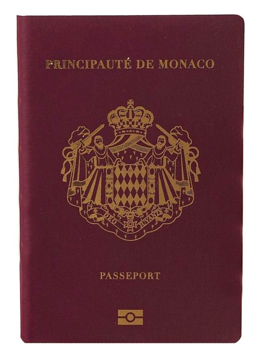 Monégasque passport cover