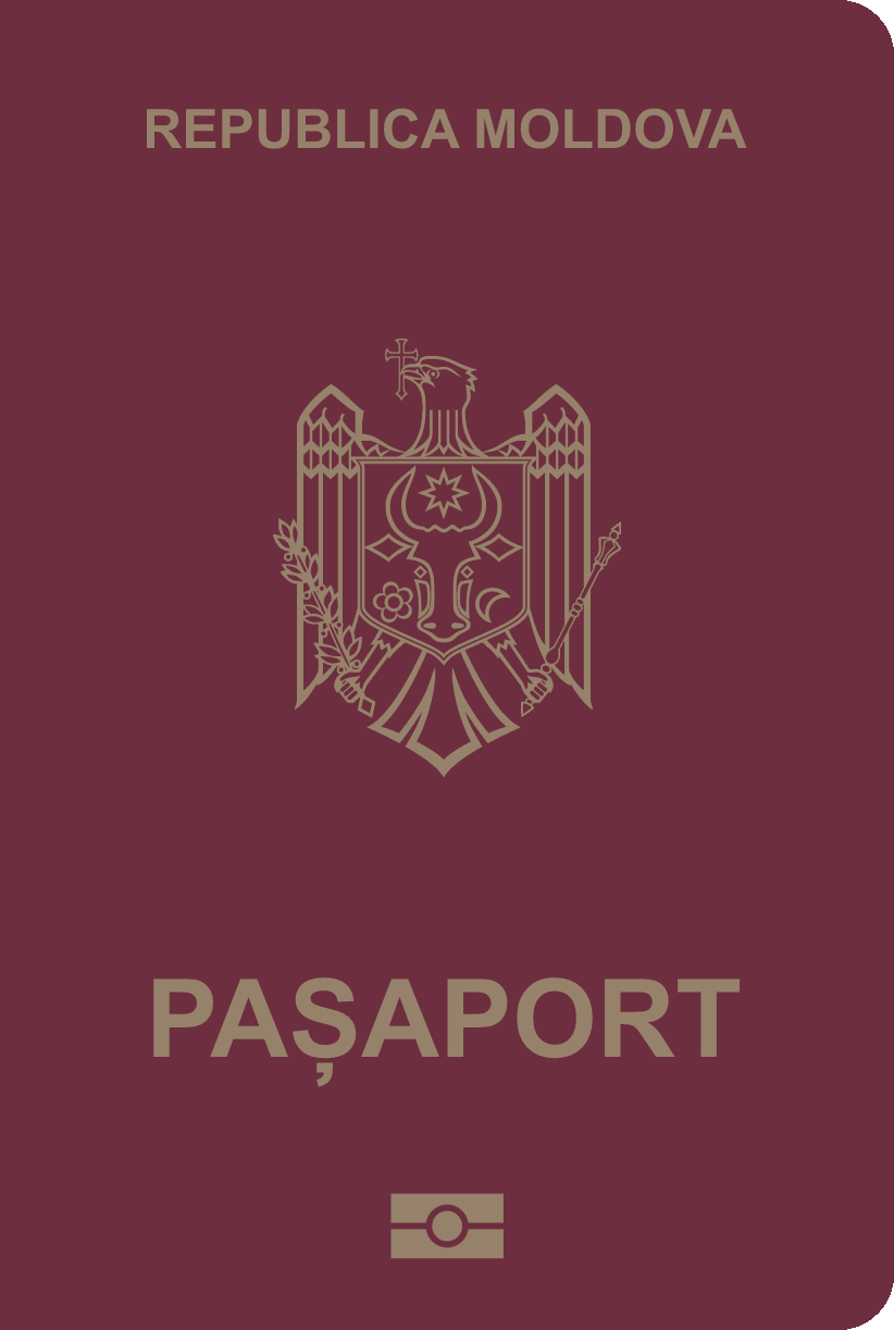 Moldovan passport cover