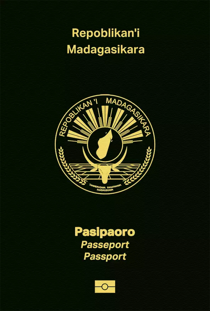 Malagasy passport cover