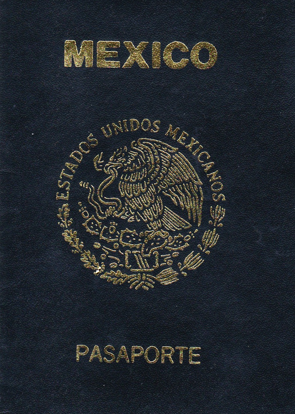Mexican passport cover