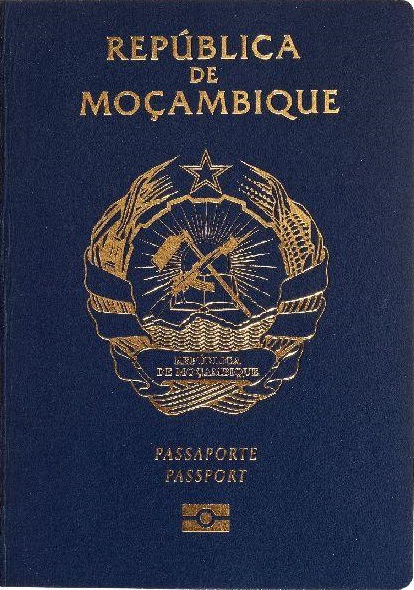 Mozambican passport cover