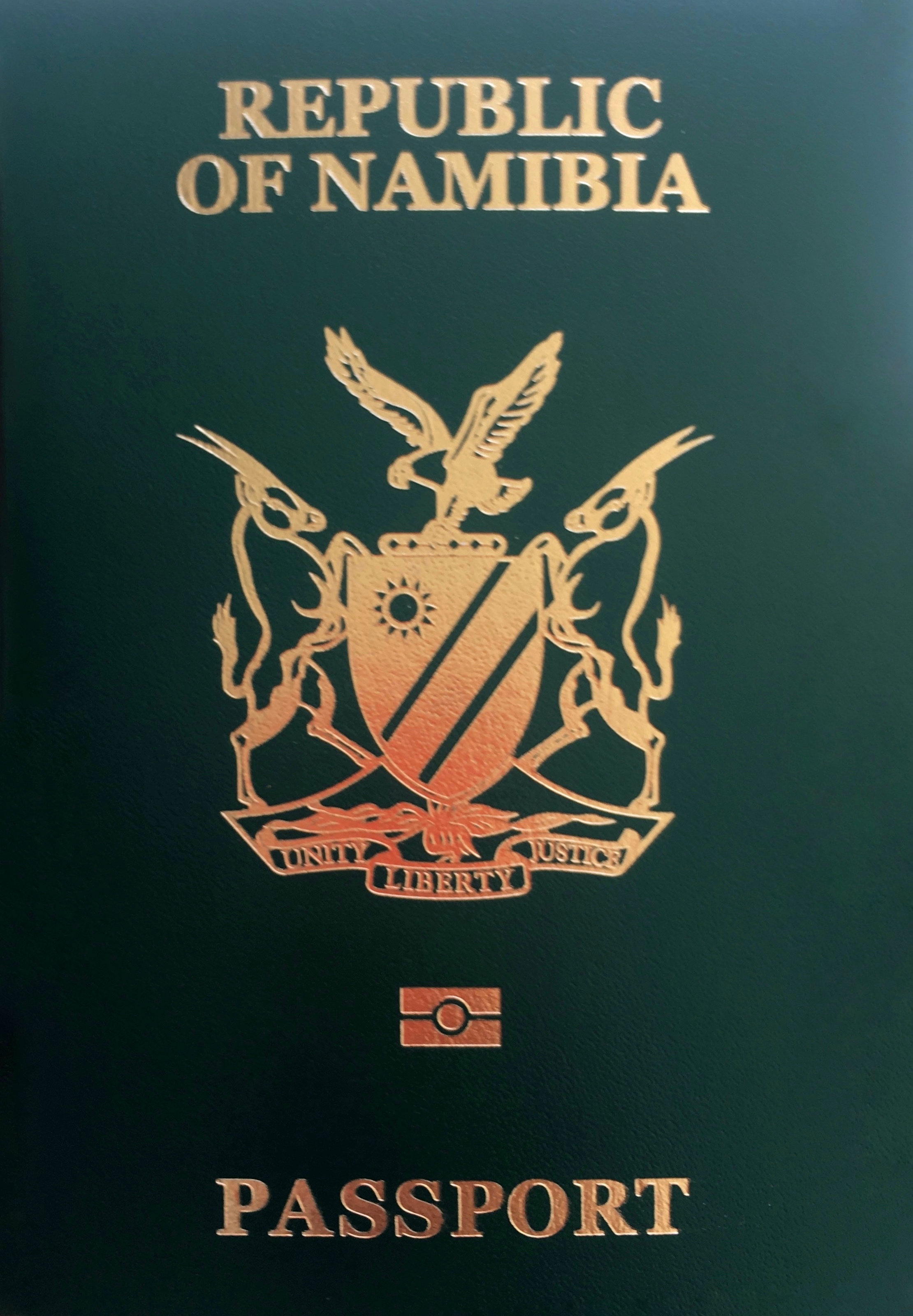 Namibian passport cover