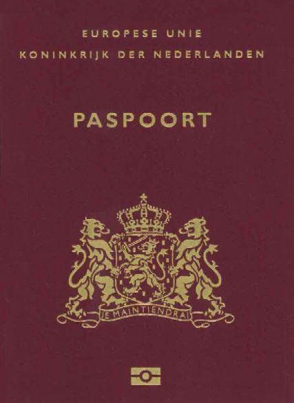 Dutch passport cover