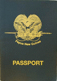 Papua New Guinean passport cover
