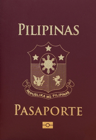 Filipino passport cover