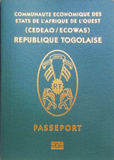 Togolese passport cover
