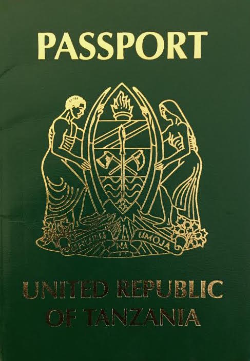 Tanzanian passport cover