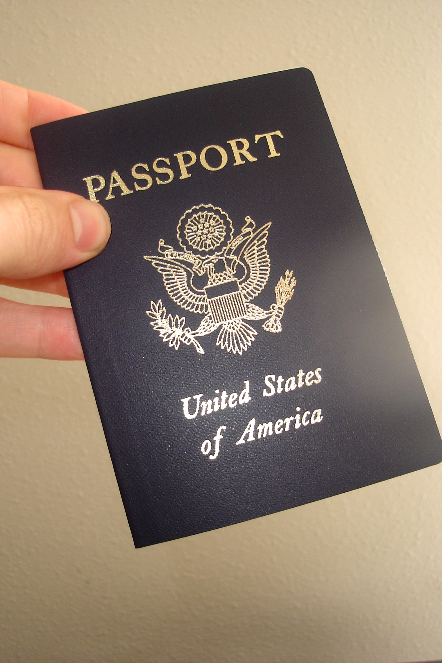 American passport cover