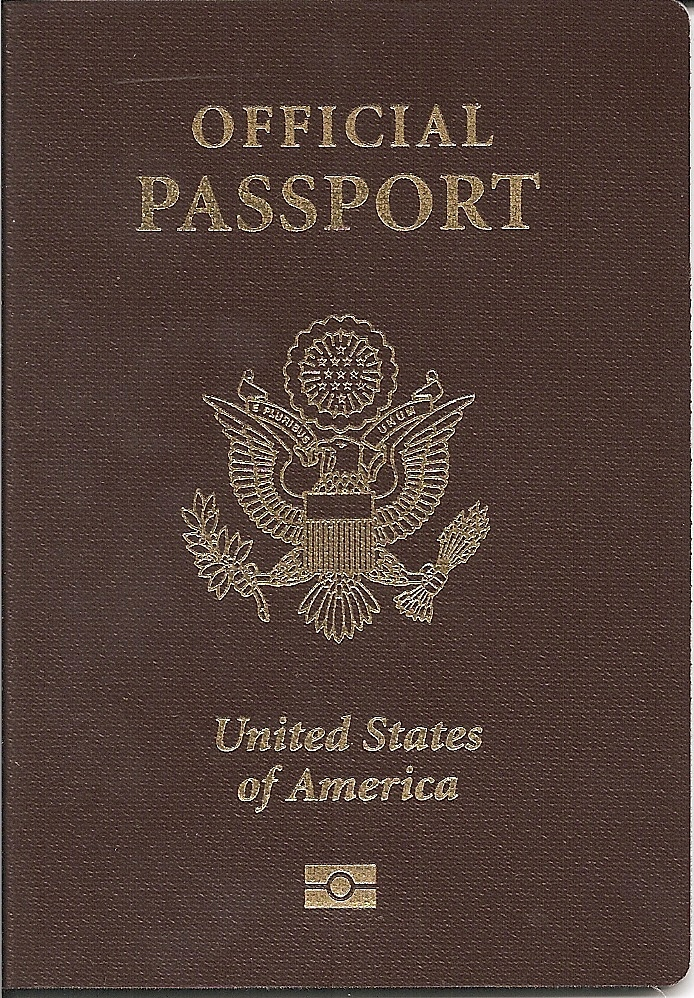 American passport cover