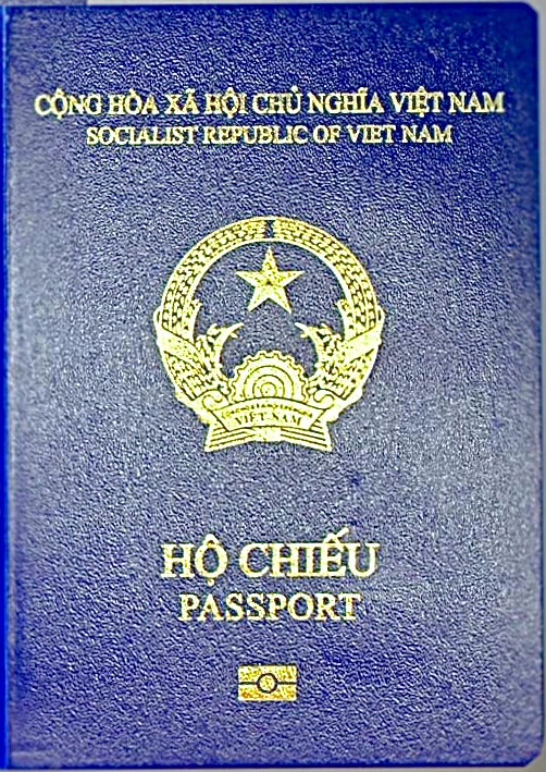 Vietnamese passport cover