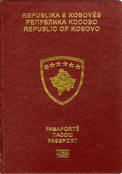 Kosovar passport cover