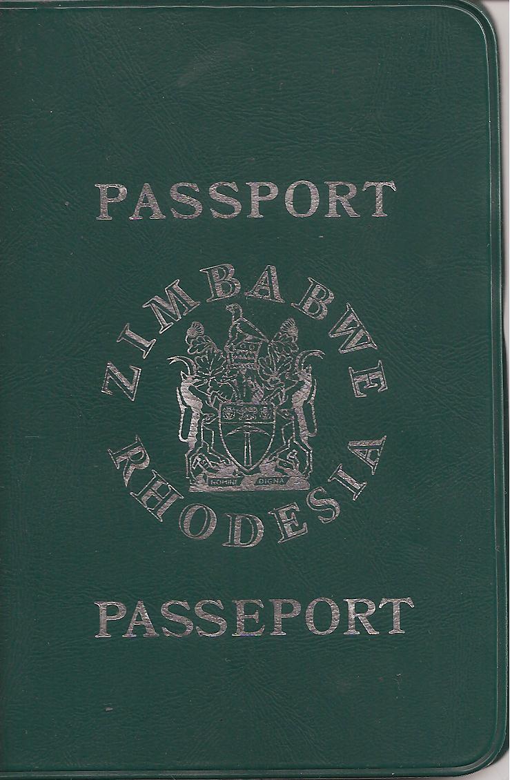 Zimbabwean passport cover